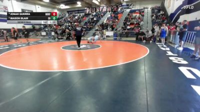 138 lbs Semifinal - Jonah Guerra, Montclair vs Mason Blair, Clovis North