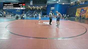 138 lbs Champ. Round 3 - Gino Schinina, St Peter Prepatory vs Jack Abramson, Pingry School