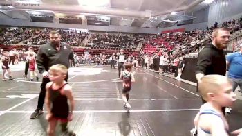 46 lbs Semifinal - Wyatt Phillips, Collinsville Cardinal Youth Wrestling vs James Evans, Bartlesville Wrestling Club