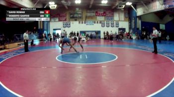165 lbs Semifinal - David Roman, Corona vs Roberto Santos, Chino Hills