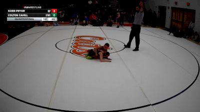55 lbs Quarterfinal - Koen Pryor, Mt. Pleasant vs Colton Cahill, Latrobe