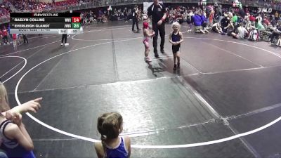41-44 lbs Cons. Round 3 - Eliyah Bruce, Niobrara/Verdigre vs Raeleigh Beavers, Beatrice Wrestling Club - Girls