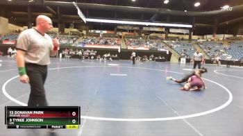 141 lbs Cons. Round 2 - 3 Tyree Johnson, Life vs 13 Donavan Parn, Missouri Valley