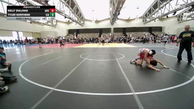 122-H lbs Semifinal - Kelly Sullivan, Apex vs Tyler Northern, CJA