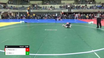 95 lbs Round 2 - Easton Retz, Boyceville vs Hudson Piekarski, Moorhead Magic