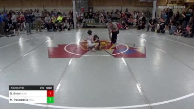 Round Of 16 - Deacon Arner, Honeoye vs Mason Pascarella, Wellsboro