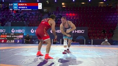 97 kg 1/4 Final - Magomedgadji Nurov, North Macedonia vs Kyle Snyder, United States