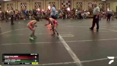 60 lbs Cons. Semi - Justin Orellana, Cordoba Trained vs Noah Kalabek, Olympic