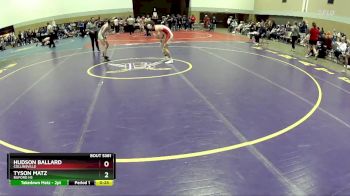 106A Cons. Round 2 - Tyson Matz, Buford HS vs Hudson Ballard, Collinsville