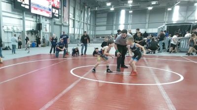 55-56 lbs Champ. Round 3 - Sawyer Maynes, Asylum Wrestling Club vs Calvin Michael, Ambush Wrestling