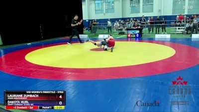 57kg Champ. Round 1 - Lauriane Zumbach, AAWA Independent vs Dakota Hurl, Swift Current Titans WC