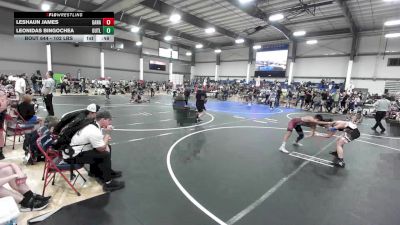 102 lbs Consi Of 4 - LeShaun James, Ganado WC vs Leonidas Bingochea, Outlaws Florence AZ