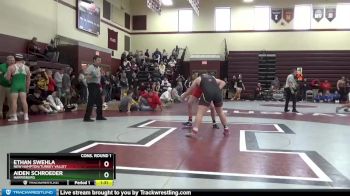 220 lbs Cons. Round 1 - Ethan Swehla, New Hampton/Turkey Valley vs Aiden Schroeder, Harrisburg