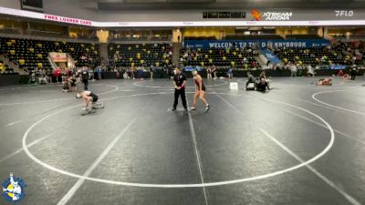 130 lbs Cons. Round 3 - Kiah Villarreal, Algona vs Brooklyn Mitchell, South Tama