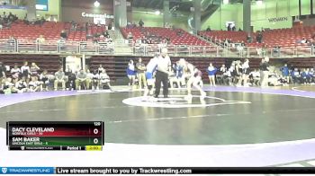 120 lbs Round 4 (8 Team) - Dacy Cleveland, Norfolk Girls vs Sam Baker, Lincoln East Girls