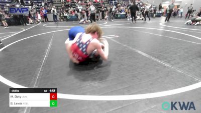 130 lbs Rr Rnd 2 - Michael Doty, Lions Wrestling Academy vs Braxton Lewis, Noble Takedown Club