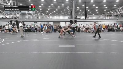 106 lbs Finals (8 Team) - Jacob Cambell, Iron Horse Blue vs Jarron Beltran, Team Arizona