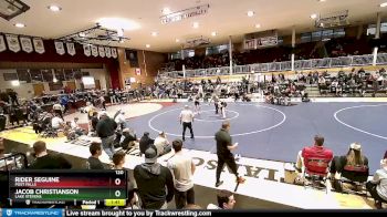 120 lbs Cons. Semi - Jacob Christianson, Lake Stevens vs Rider Seguine, Post Falls