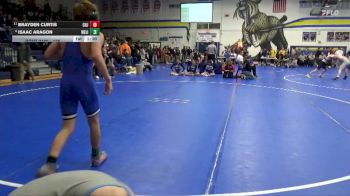 126 lbs Cons. Round 3 - Brayden Curtis, Cedar Rapids Jefferson vs Isaac Aragon, West Liberty