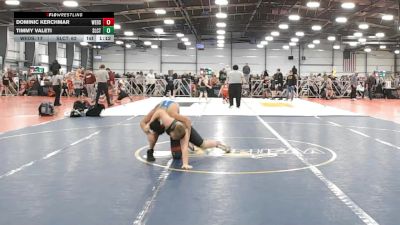 130 lbs Round 1 - 9:00am Saturday - Timmy Valeti, Select vs Dominic Kerchmar, Westshore D.S.