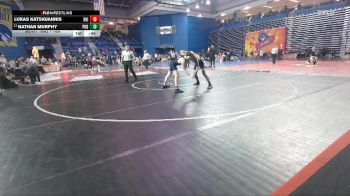 165 lbs Cons. Round 4 - Nathan Murphy, Parkersburg South vs Lukas Katsigiannis, Pope John Paul XIII