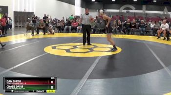 105 lbs Placement Matches (8 Team) - Dan Smith, Team Missouri (MO) vs Chase Davis, Team 922 (OH-PA)