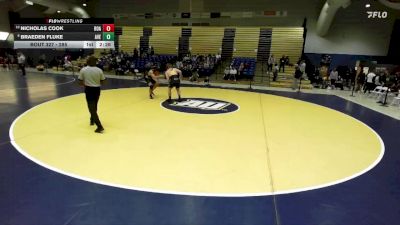 285 lbs Cons. Round 2 - Nicholas Cook, Roanoke College vs Braeden Fluke, Averett