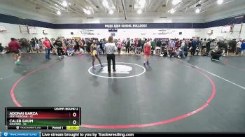 126 lbs Champ. Round 2 - Adonai Garza, Kent Meridian vs Caleb Baum, Hanford