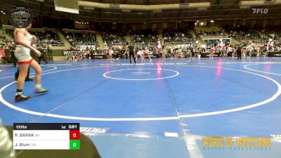 100 lbs Consi Of 8 #2 - ROY BARAK, Bishop McCort vs Jace Blum, The Best Wrestler