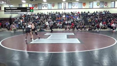 125 lbs Semifinal - Jobie Conway, Cedar Falls vs Alaina Carpenter, Clinton
