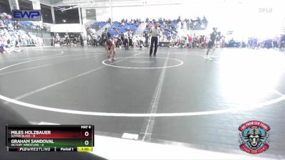 72 lbs Round 1 (4 Team) - Miles Holzbauer, Slyfox Black vs Graham Sandoval, Victory Wrestling