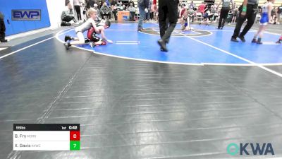 55 lbs Quarterfinal - Boston Fry, Morrison Takedown Club vs Xander Davis, Keystone Kids Wrestling Club