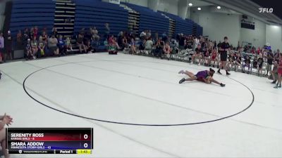 95 lbs Round 1 (6 Team) - Serenity Ross, Kansas Girls vs Smara Addow, Minnesota Storm Girls