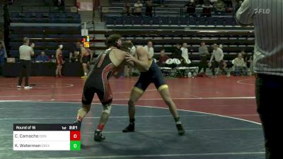 133 lbs Round Of 16 - Colton Camacho, Edinboro vs Kyle Waterman, Drexel