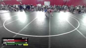 132 lbs Cons. Round 1 - Aiden Bedward, Wisconsin vs Cort Pentecost, Illinois