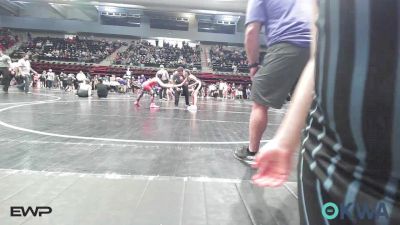 70 lbs Quarterfinal - Karsyn Dixon, Mannford Pirate Youth Wrestling vs Paisley Allen, Caney Valley Wrestling