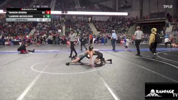 92 lbs Semifinal - Landon Nicholson, Lawrence Elite vs Mason Rivera, Topeka Blue Thunder