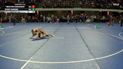 80 lbs Round 2 - Brayton Schleisman, Viking Wrestling Club vs Wyatt Hawkins, Hawkeye Wrestling Academy