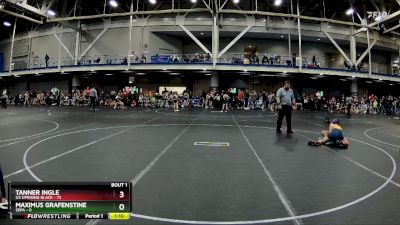 110 lbs Finals (2 Team) - Tanner Ingle, U2 Uprising Black vs Maximus Grafenstine, SEPA