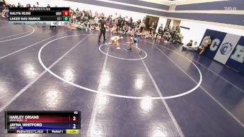 95 lbs Round 1 (6 Team) - Kaliya Klise, Gold Rush vs Laker Nau Rarick, Utah 1