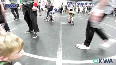 49 lbs Round Of 16 - Jose Rosas Jr., OKC Saints Wrestling vs Barrett Jones, Bridge Creek Youth Wrestling