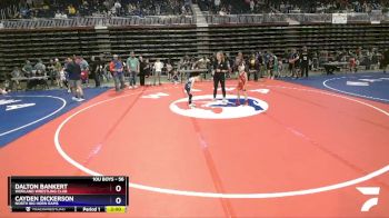 56 lbs Cons. Round 3 - Dalton Bankert, Worland Wrestling Club vs Cayden Dickerson, North Big Horn Rams