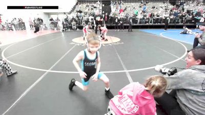 51-B2 lbs Semifinal - Brylen Mason, Power Half Wrestling Academy vs Grant Sauer, Iron Faith Wrestling