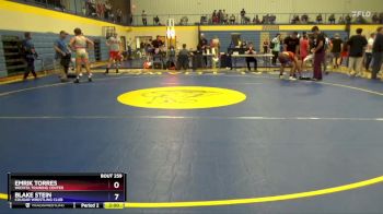 165 lbs 3rd Place Match - Emrik Torres, Wichita Training Center vs Blake Stein, Cougar Wrestling Club