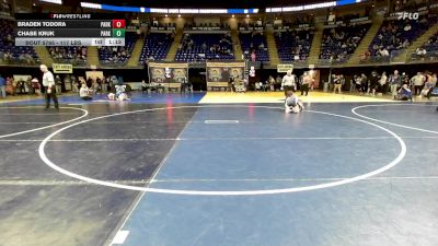 117 lbs Consy 5 - Braden Todora, Parkland vs Chase Kruk, Parkland