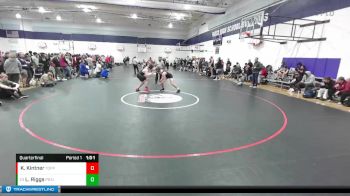 182 lbs Quarterfinal - Levi Riggs, Prairie vs Kaiden Kintner, Toppenish