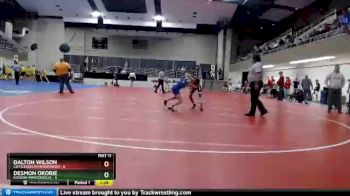 105 lbs Finals (8 Team) - Dalton Wilson, LSH (LeSueur/Henderson) vs Desmon Okorie, Kasson-Mantorville
