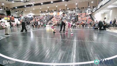 51 lbs Rr Rnd 2 - Aeryn Jackson, Locust Grove Youth Wrestling vs Kennedy Ashton, Bartlesville Wrestling Club