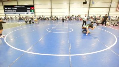 140 lbs Round 3 (12:30pm Saturday) - Michael Clark, Dynasty Black vs Wyatt Frantz, Westshore D.S.