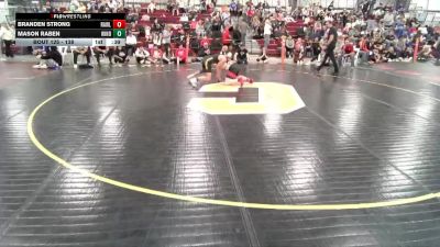 138 lbs Cons. Round 1 - Branden Strong, Rawlins vs Mason Raben, Windsor